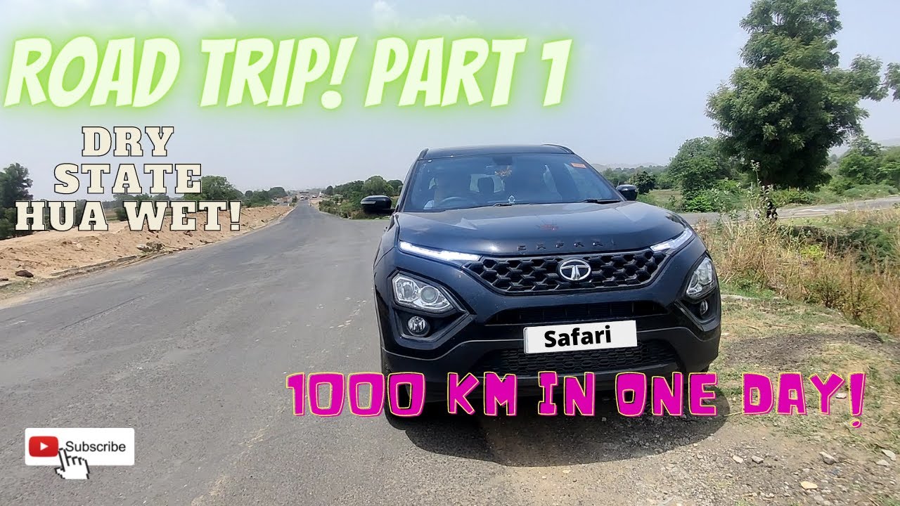 Mumbai to Udaipur Road Trip| Tata Safari Road Trip| Tata Safari Dark Edition| Monsoon Road Trip