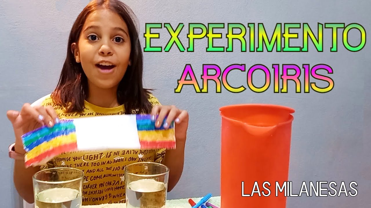 Crea tu arcoiris 🌈 ARCOIRIS con servilletas EXPERIMENTO INFANTIL 👈  LLuvia de colores Arte efímero