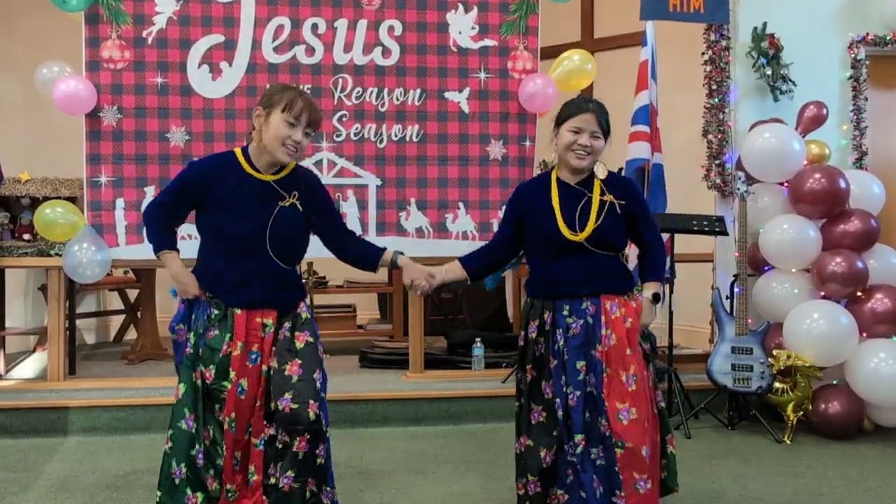 घन्काइदेउ मादल बजाइदेउ ताली  Swindon Nepali Church U.K (२०२५)  #nepal #youtube #dance #music #video 