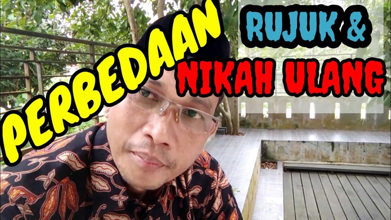 PERBEDAAN RUJUK DAN NIKAH ULANG @penghulucinta1029