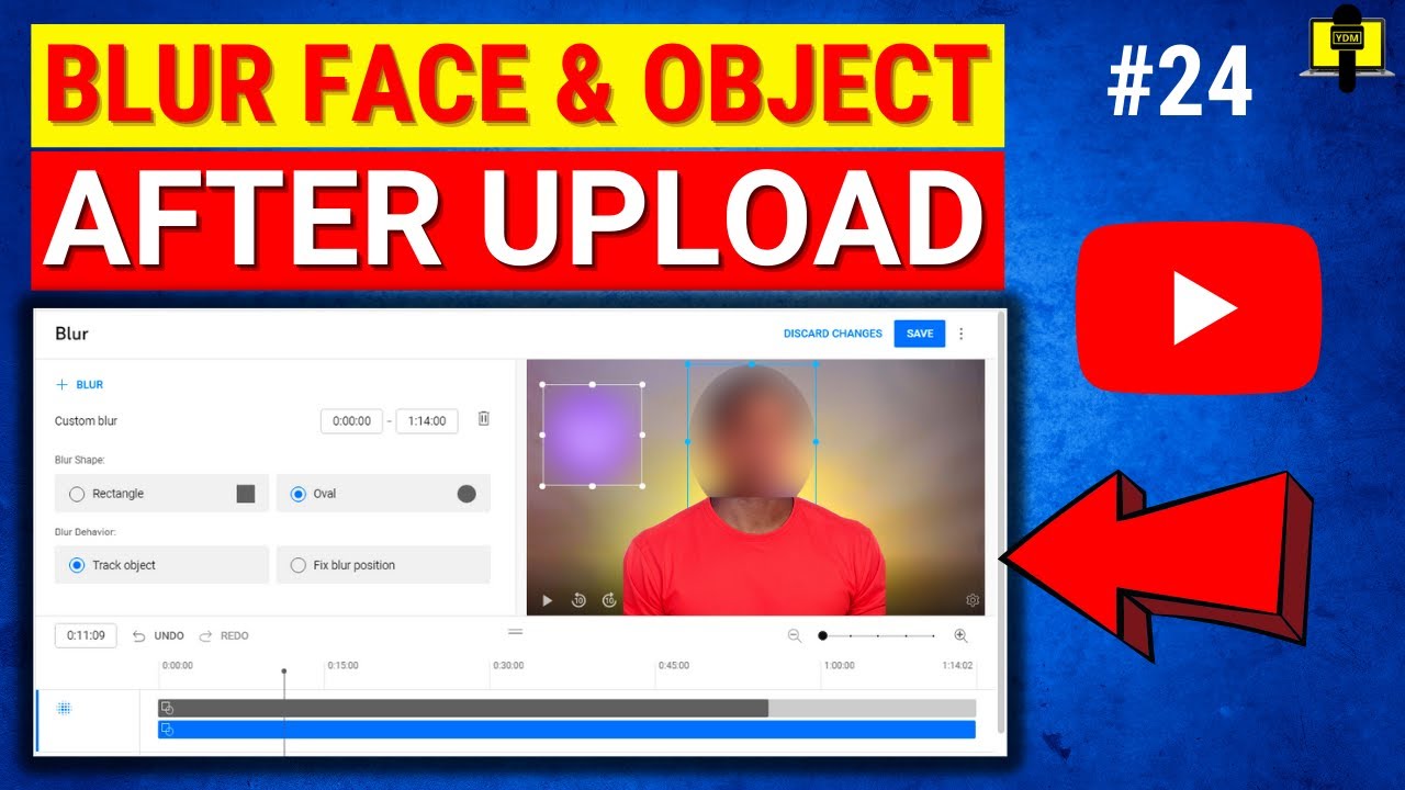 How To Blur Faces And Objects Right Within YouTube | YouTube Mastery Course Part-24