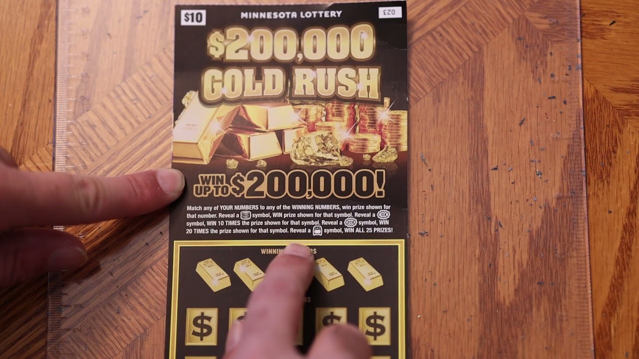 1 $10 $200,000 Gold Rush Scratch-Off