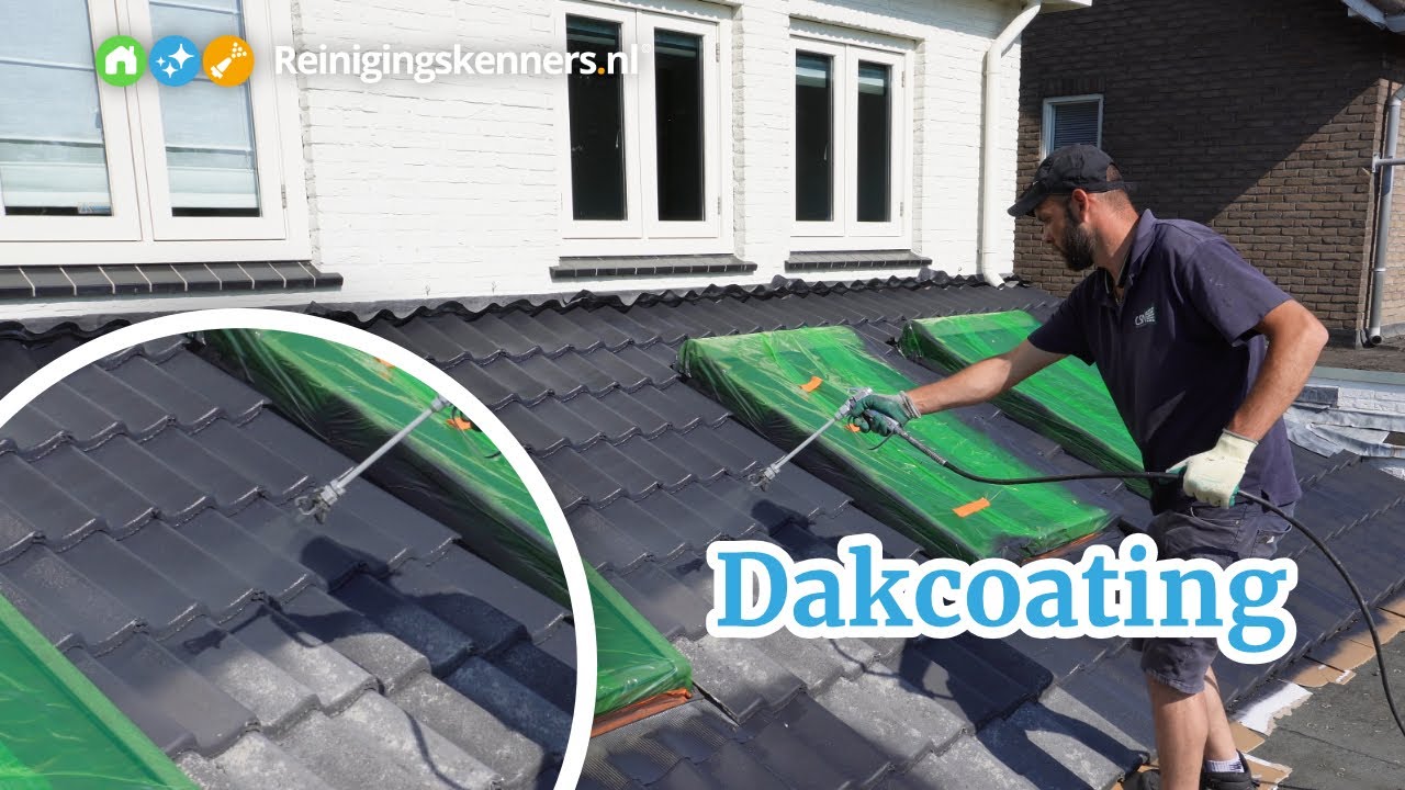 Dakcoating betonpannen in Made