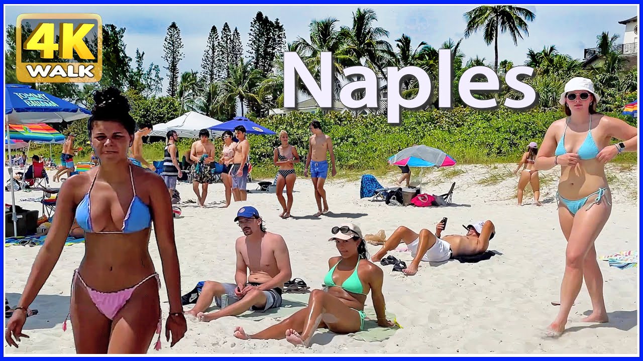 【4K】WALK Naples Florida USA Travel vlog