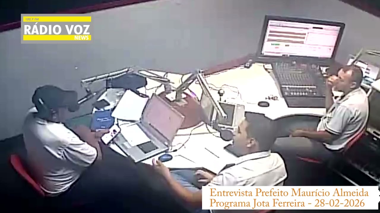 Prefeito Maurício Almeida. Entrevista completa da Rádio Voz News