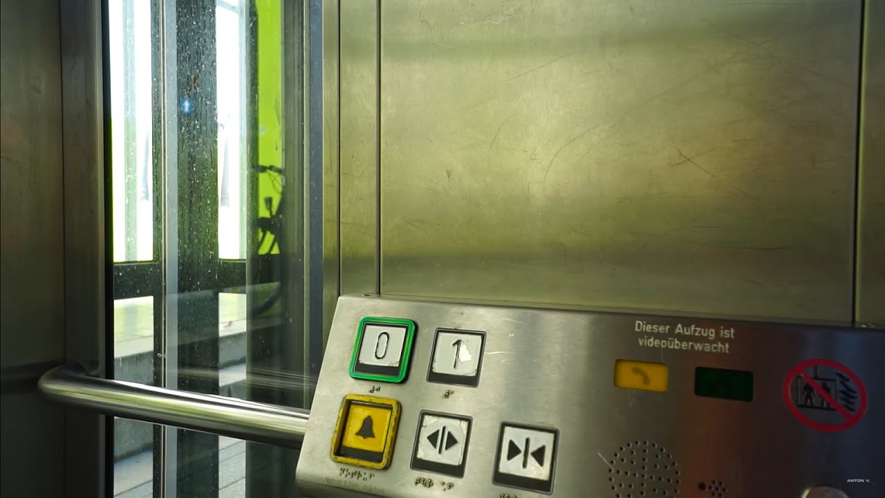 Germany, Bonn Hauptbahnhof, 3X Thyssenkrupp elevator
