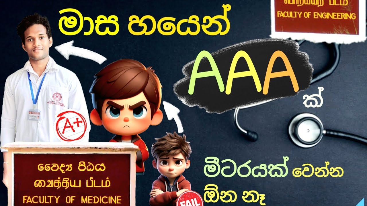 දැන් Medicine,Engineering යන්න කාලය ඇතිද?|අද ඉඳල වැඩ කරල Rank එකක් ගන්න පුලුවන්ද?|Medical Student