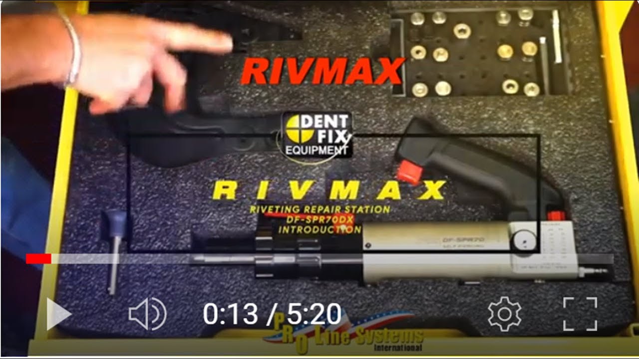 RIVMAX Self Piercing Rivet Gun Repair Workstation by Dent Fix
