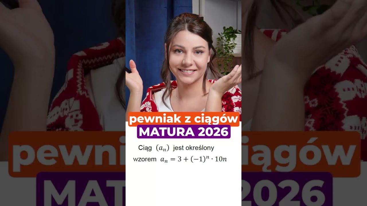 Ciągi to pewniak na maturę 2026 z matematyki🔥  #matura #maturamatematyka