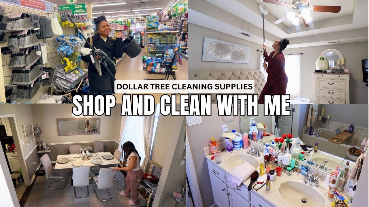 SUNDAY RESET: Budget-Friendly Clean & Shop with Me | Dollar Tree Cleaning Products Only!