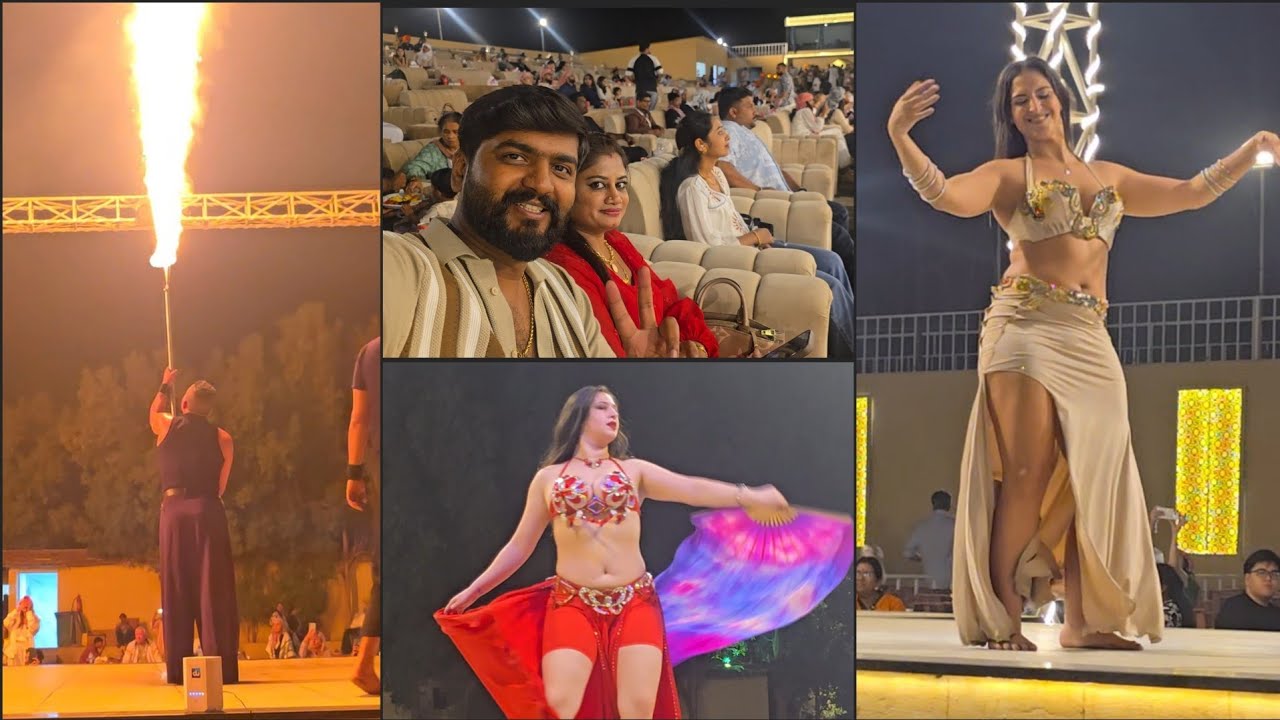 Unlimited Food and Belly Dance at Dubai Desert safari | Unbox karnataka vlogs 