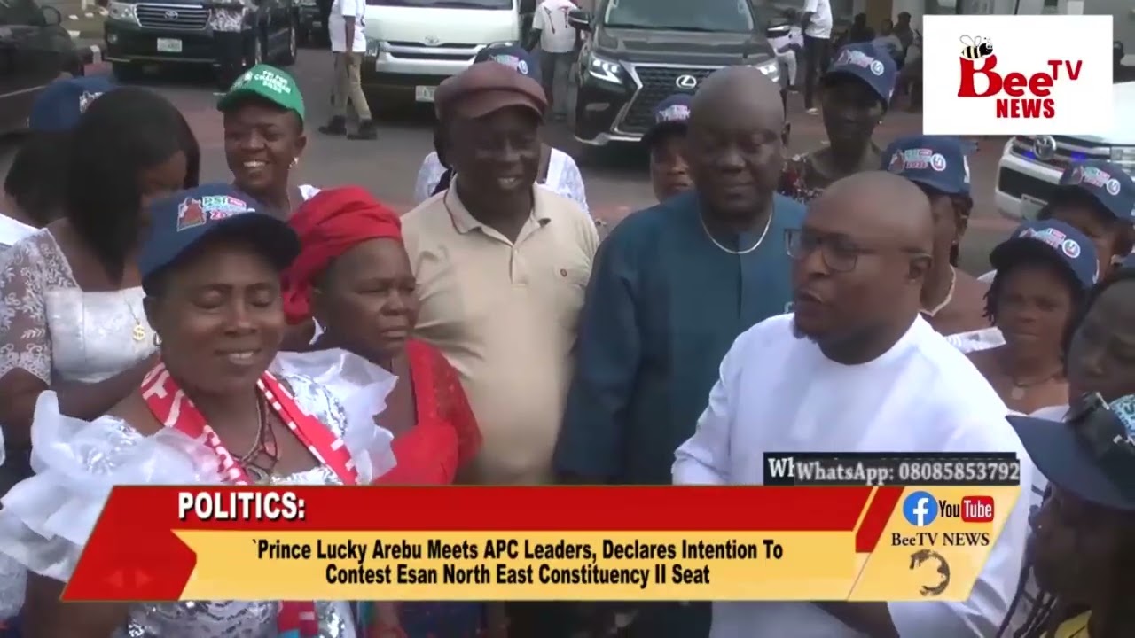 Prince Lucky Arebu Meets APC Leaders, Declares Intention To Contest Esan North East Constituency.