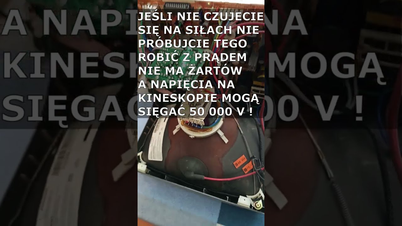 Rozładowanie kineskopu w telewizorze CRT #retrogameroom #retro #crt #crtgaming #retrokomputer