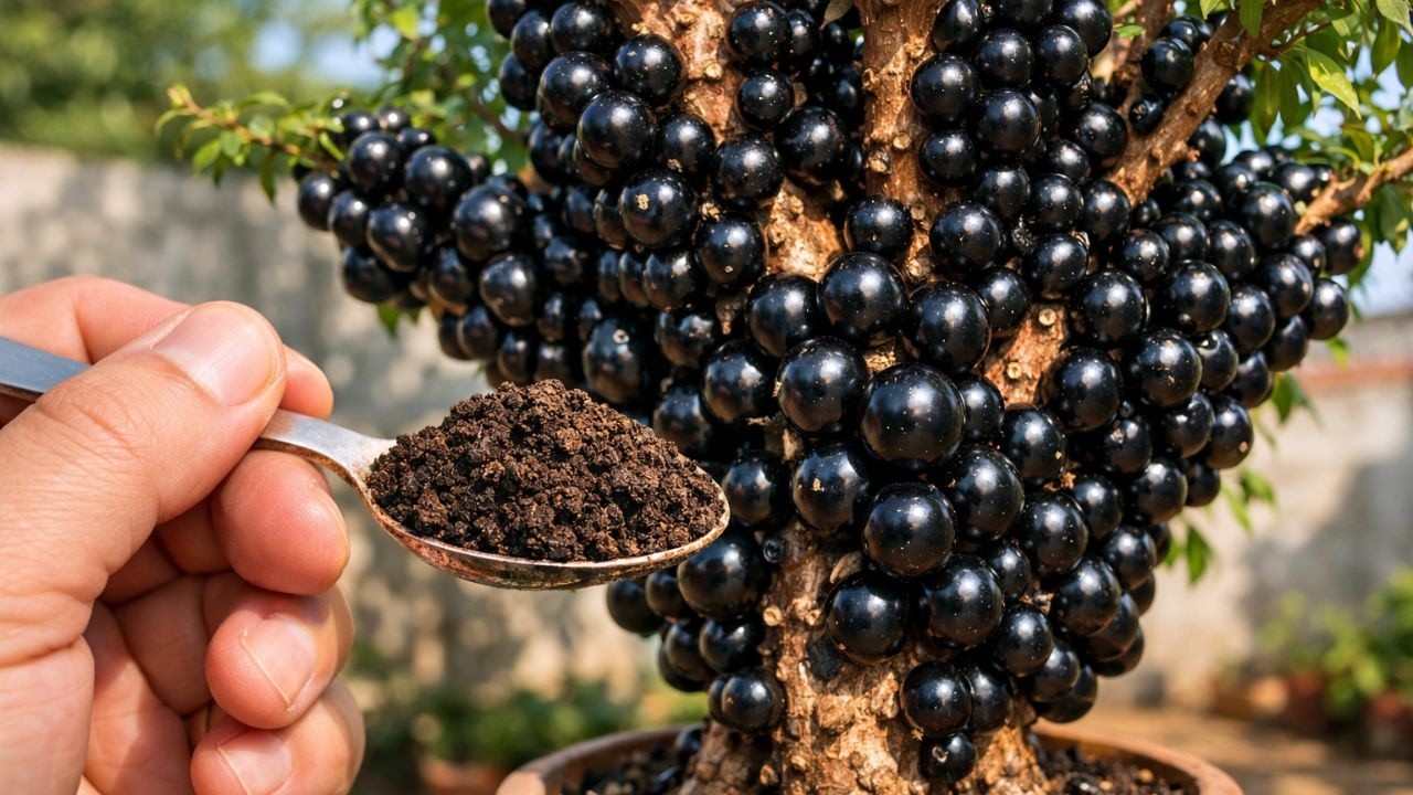 Só 1 COPO Faz Qualquer Frutífera EXPLODIR de Frutos (Mesmo em Vaso)