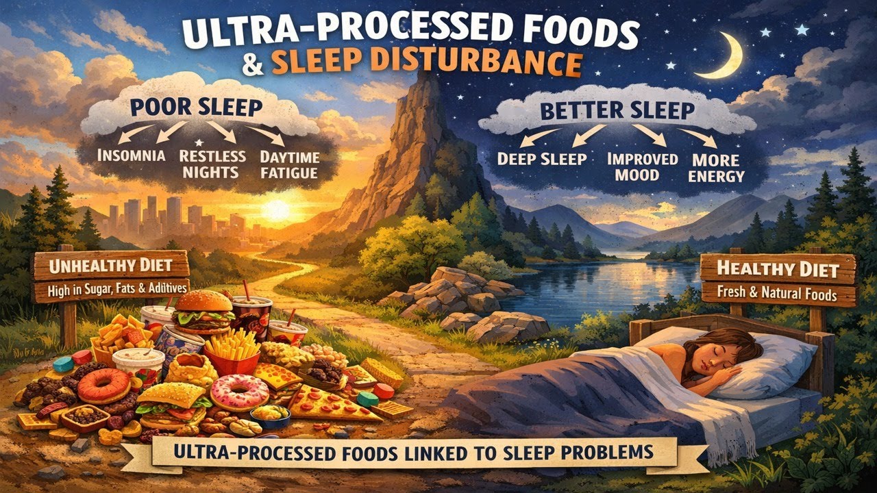 Ultra Processed Foods & Sleep Issues in Modern Society Why What We Eat Is Quietly Stealing Our Sleep