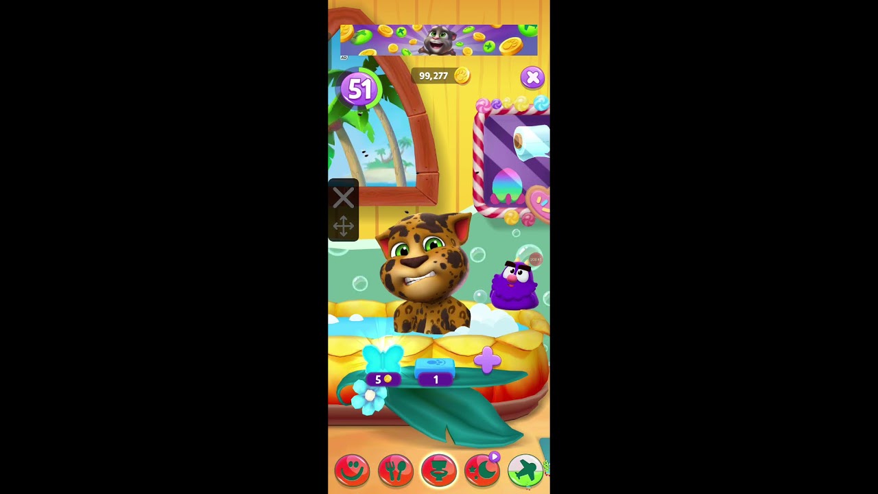 Talking Tom 2 Cat  🎮💫 #shorts #funny