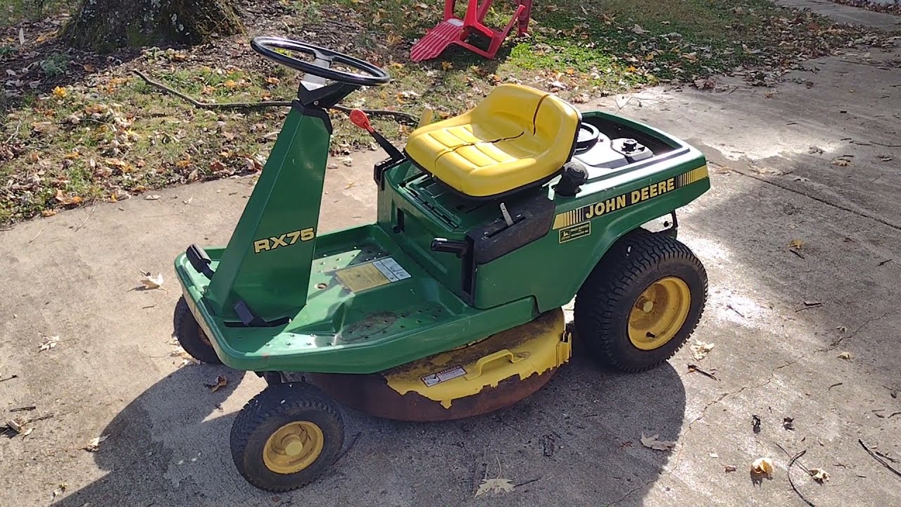 John Deere RX75 test drive