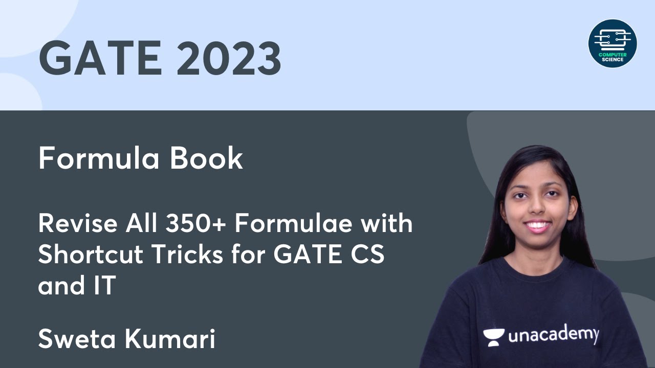 Formula Book  | Revise All 350+ Formulae with Shortcut Tricks for GATE CS & IT | Sweta Kumari