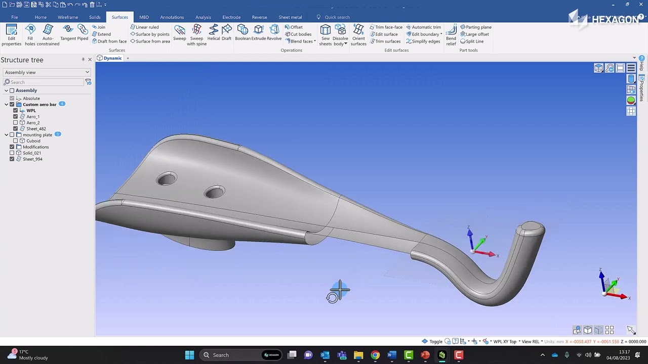 Change and modify existing designs using DESIGNER &ndash; Hexagon&rsquo;s CAD for Manufacturing software