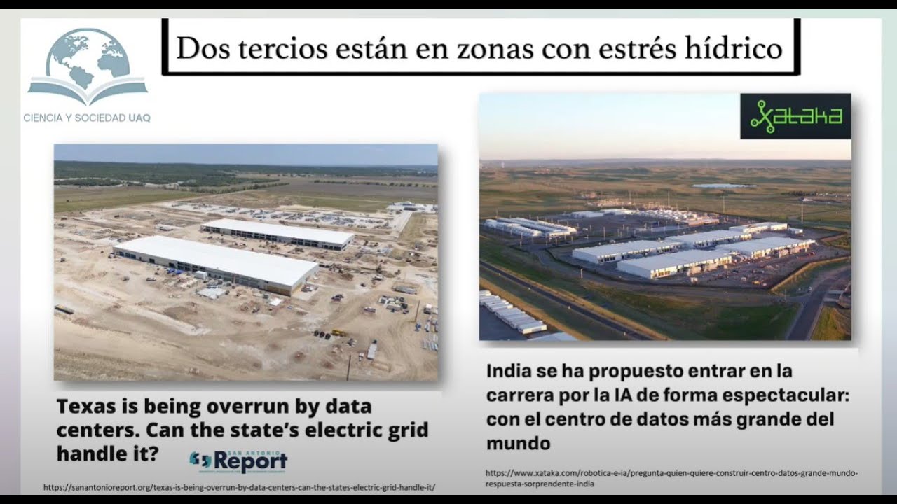 Agua que ocupan Data Centers en Querétaro | Ciencia y Sociedad