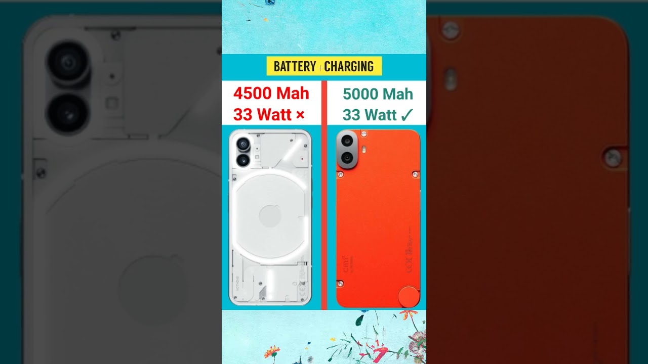 Nothing Phone 1 vs Nothing CMF Phone 1 | Dimensity 7300