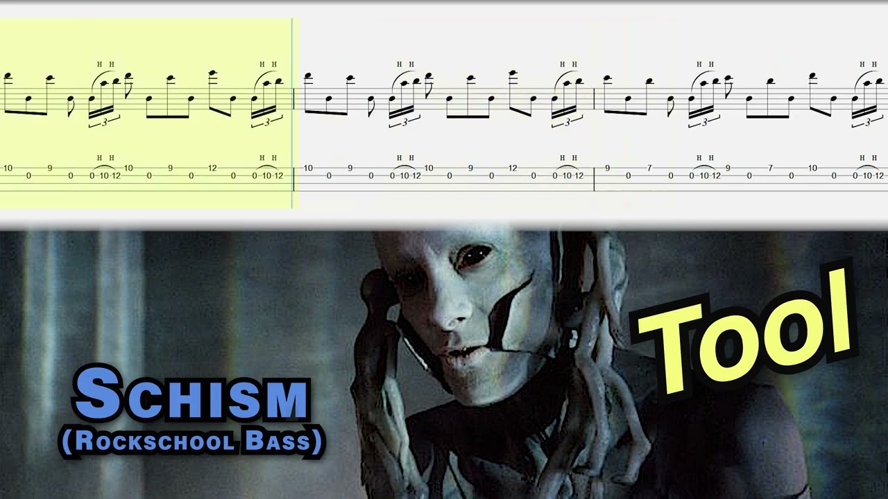 Tool - Schism Bass Tabs | Rockschool Bass Grade 7 #bassonly #tool