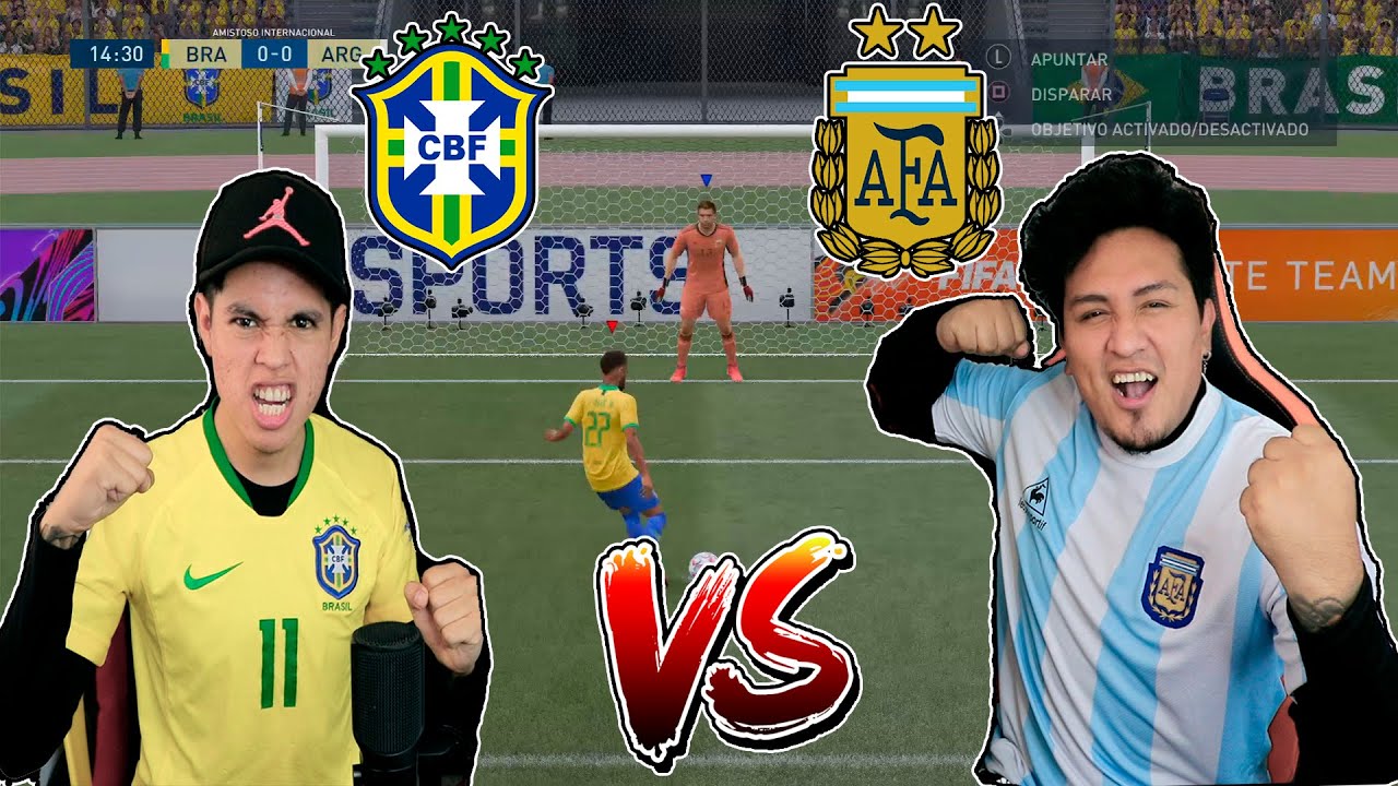 BRASIL vs ARGENTINA !! FINAL DE LA COPA AMERICA !! EDDY OZ vs EDSON FDB!! UN PARTIDO DE OTRO PLANETA