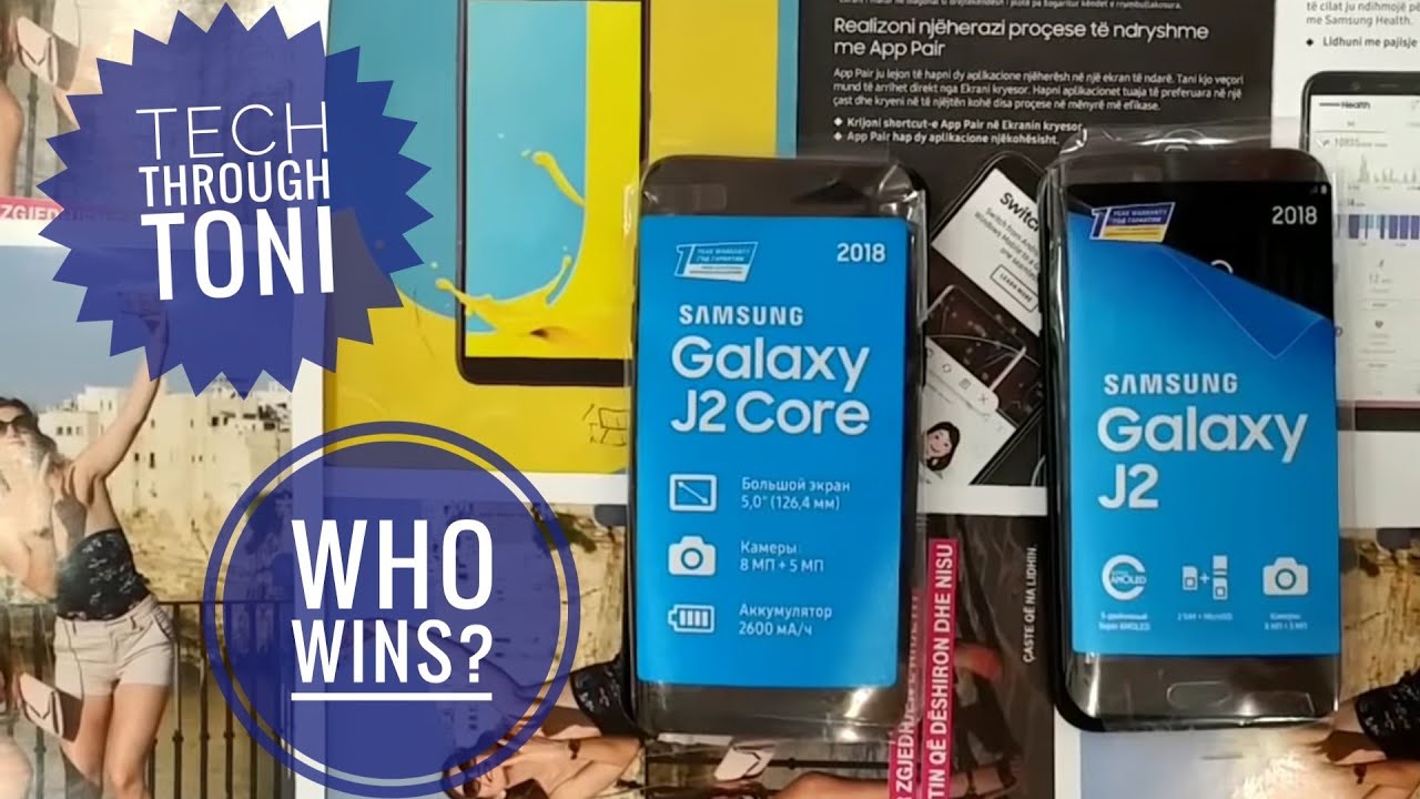 Samsung Galaxy J2 Core 2018 vs Samsung Galaxy J2 2018 / J2 Pro