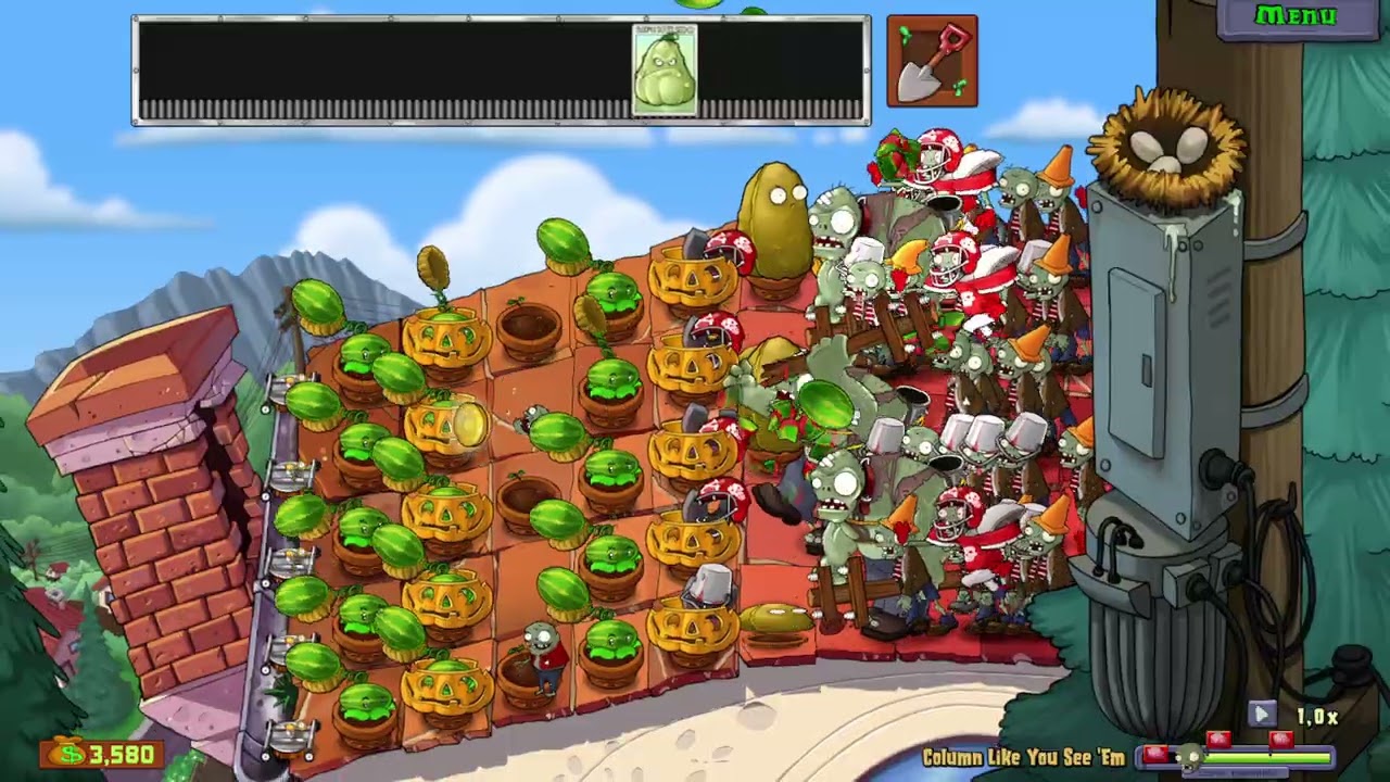 Plants Vs Zombies Replanted | Minigames: Column Like You See 'Em