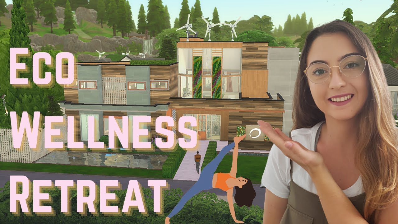 Eco Wellness Retreat | MASSIVE 64x64 lot | A Sim's 4 Speed Build