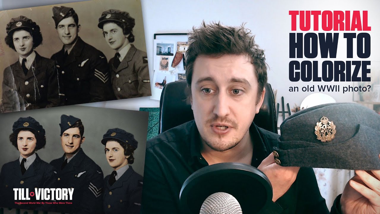 How to colorize an old B&W photo? / Comment coloriser une vieille photo N&B ? (Tutorial / Tutoriel)