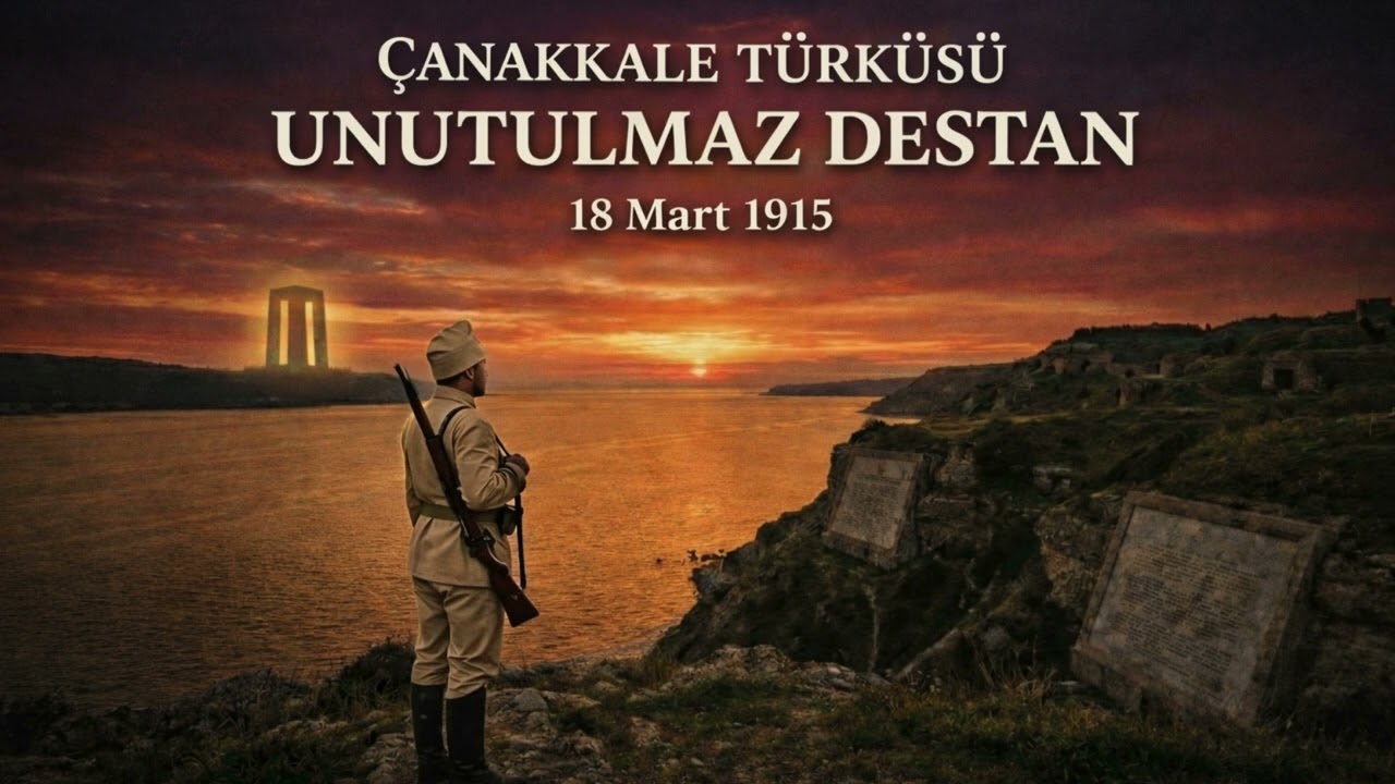 🎵 ÇANAKKALE TÜRKÜSÜ | Unutulmaz Destan (18 Mart 1915)