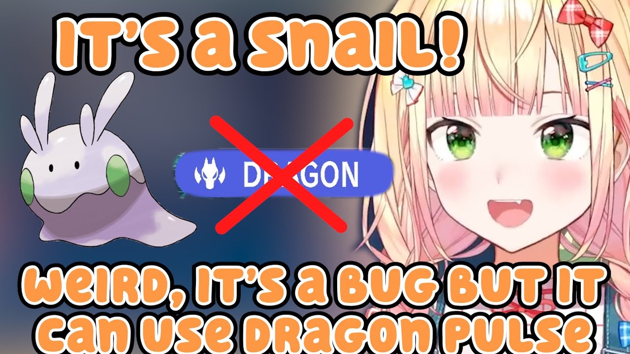 Nene Forcibly Welcomes Goomy into Her Bug Team w【Eng Sub Hololive】