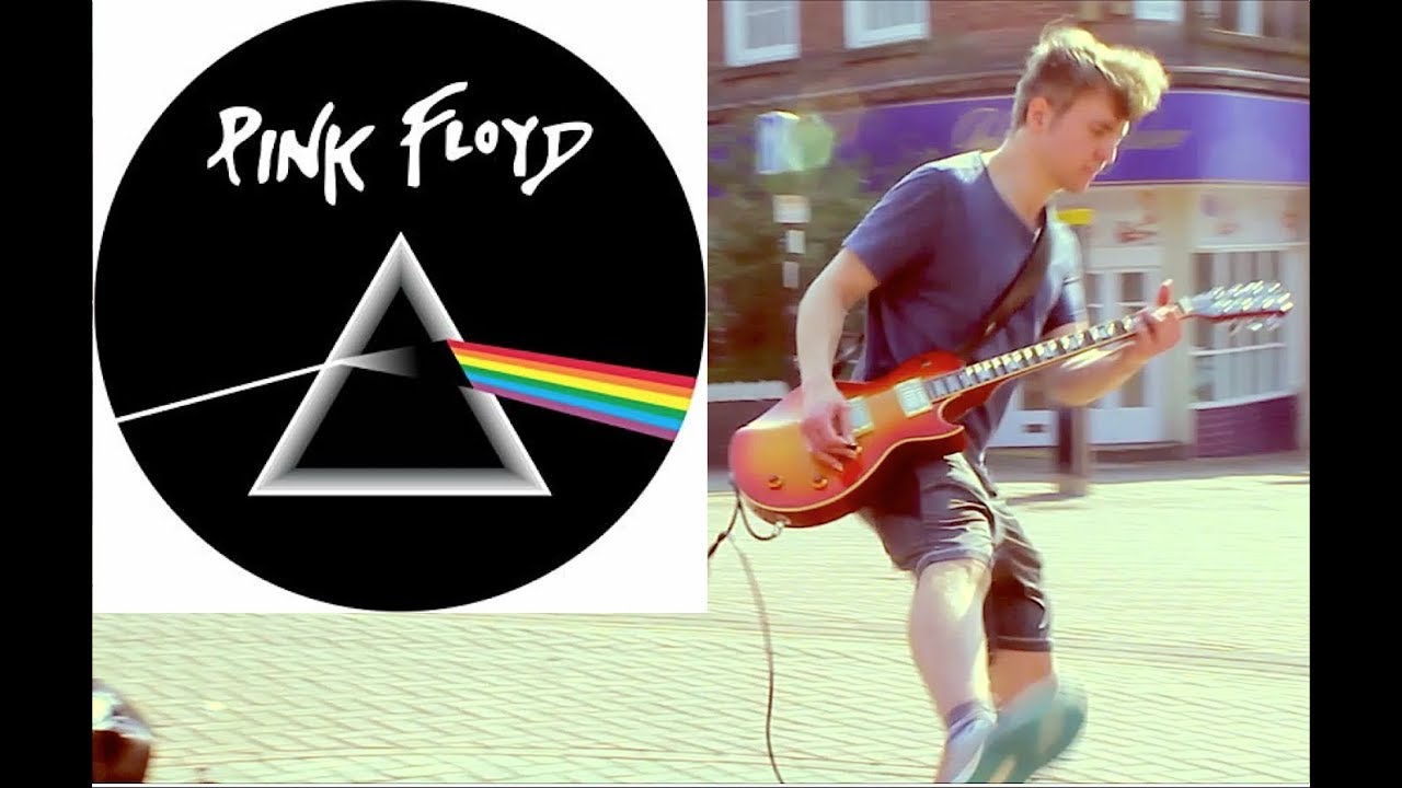 Street performer plays PINK FLOYD - Time (GUITAR/VOCAL cover