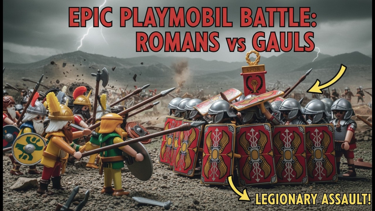 Most Epic Roman Battles - Playmobil Stop motion Movie (Top 5)