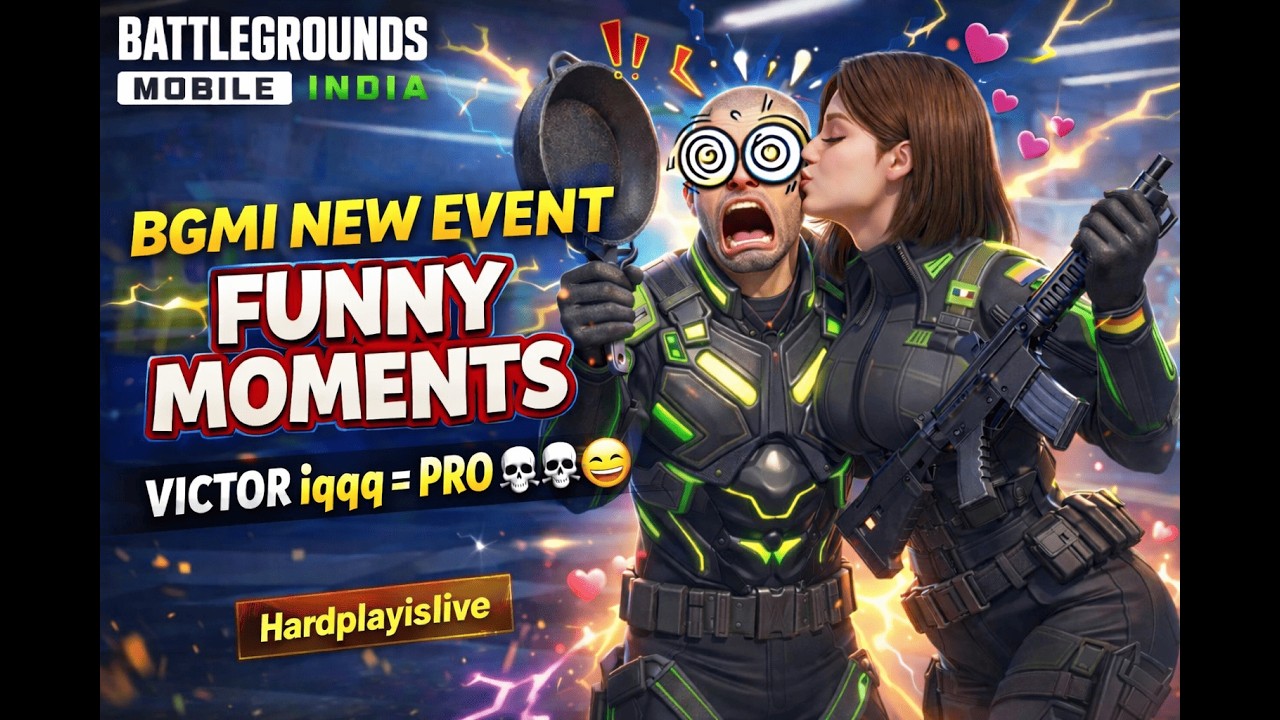BGMI LIVE 🔴 VICTOR IQ = 0 OR PRO? 😂 NEW EVENT FUNNY MOMENTS 🔥 #bgmi #live #hardplaygaming