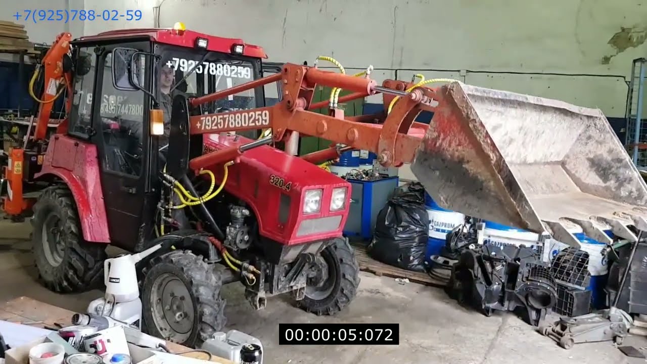 Тюнинг гидравлической системы МТЗ 320.4 Lambardini, ставим НШ 14