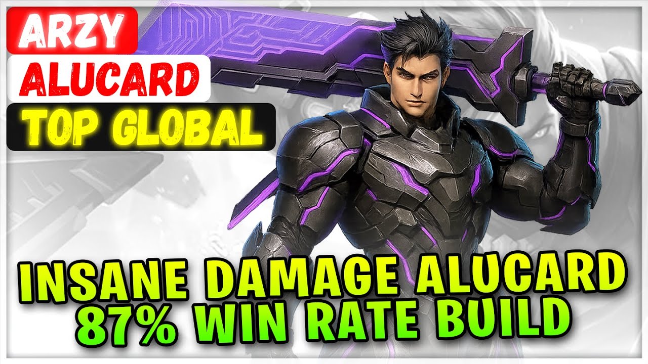 Insane Damage Alucard Arzy 87% Win Rate Build [ Top Global Alucard ] Batmann AKA arzyy25 - MLBB