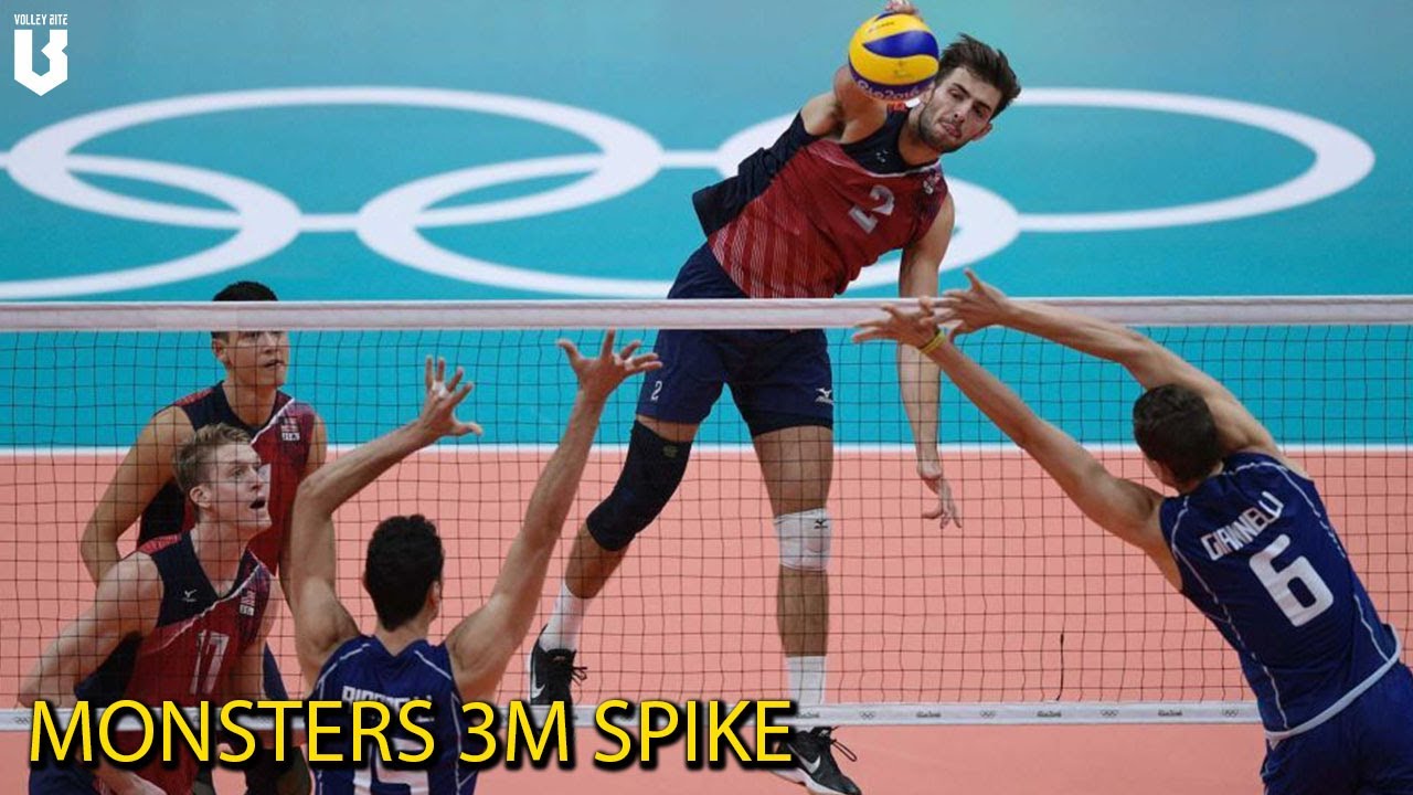 Brutal 3M Spike of Volleyball