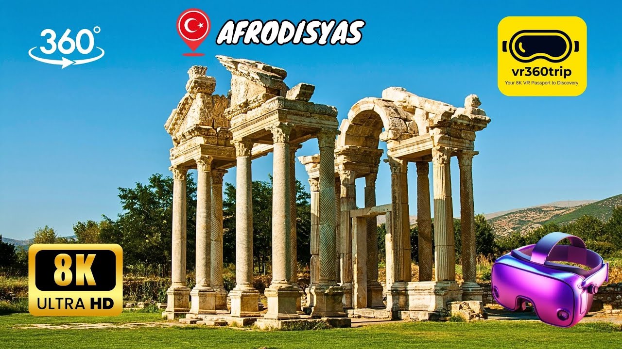 🎭 Afrodit Tapınağı - 8K 360 VR Video - VR360Trip
