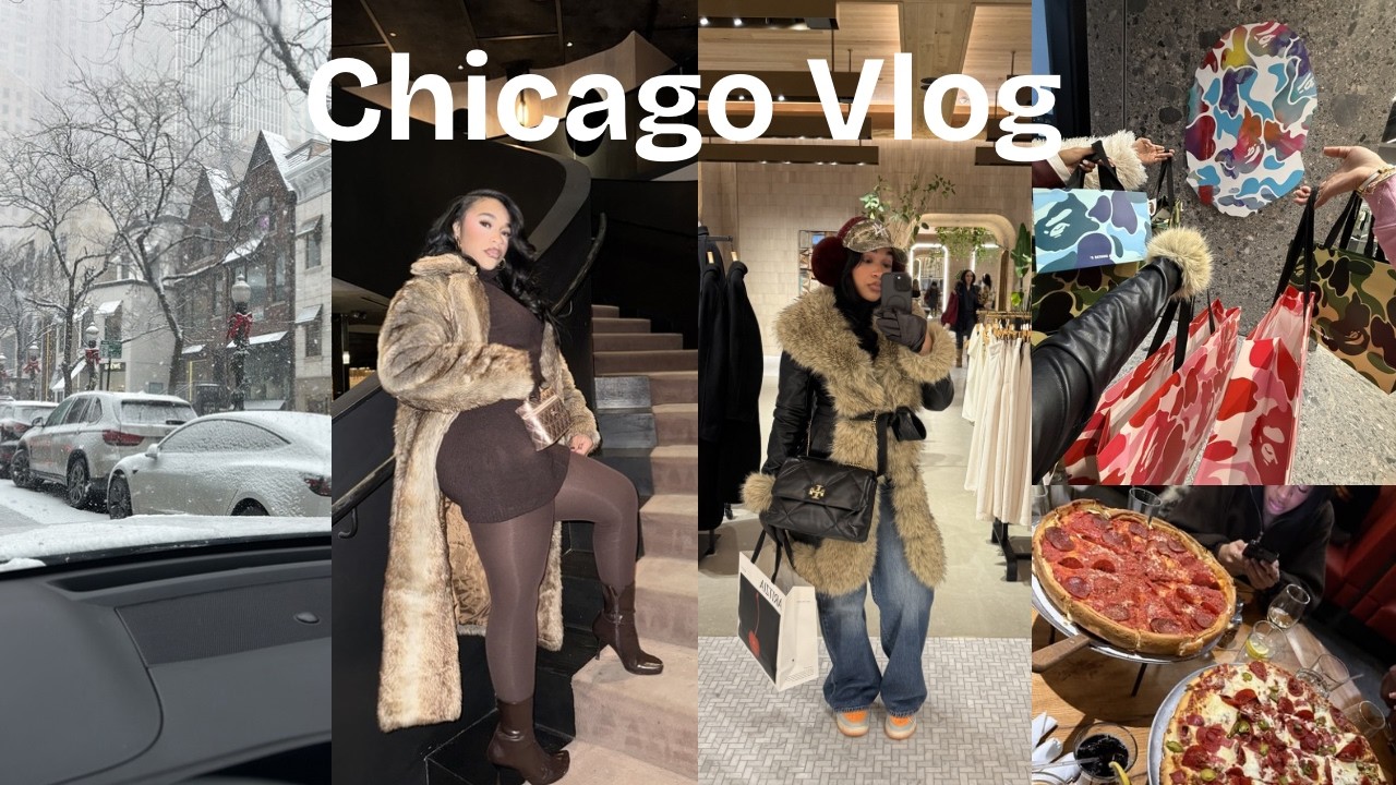 CHICAGO VLOG | EXPLORING THE CITY, SHOPPING, THE BEAN, AND GOOD EATS