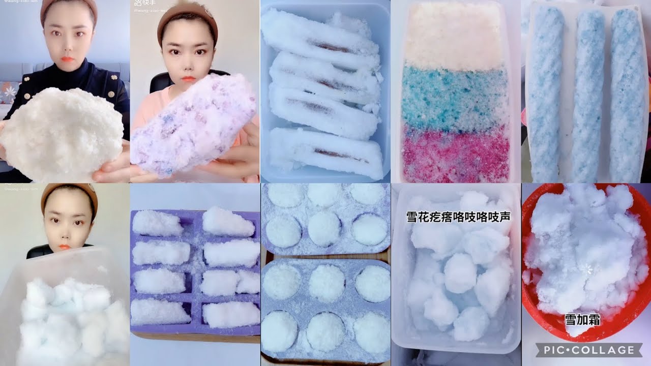 ❄️Wang- Xiao❄️Recent Bites☃️Super Sqeuaky , Crunchy,Hard Ice bites