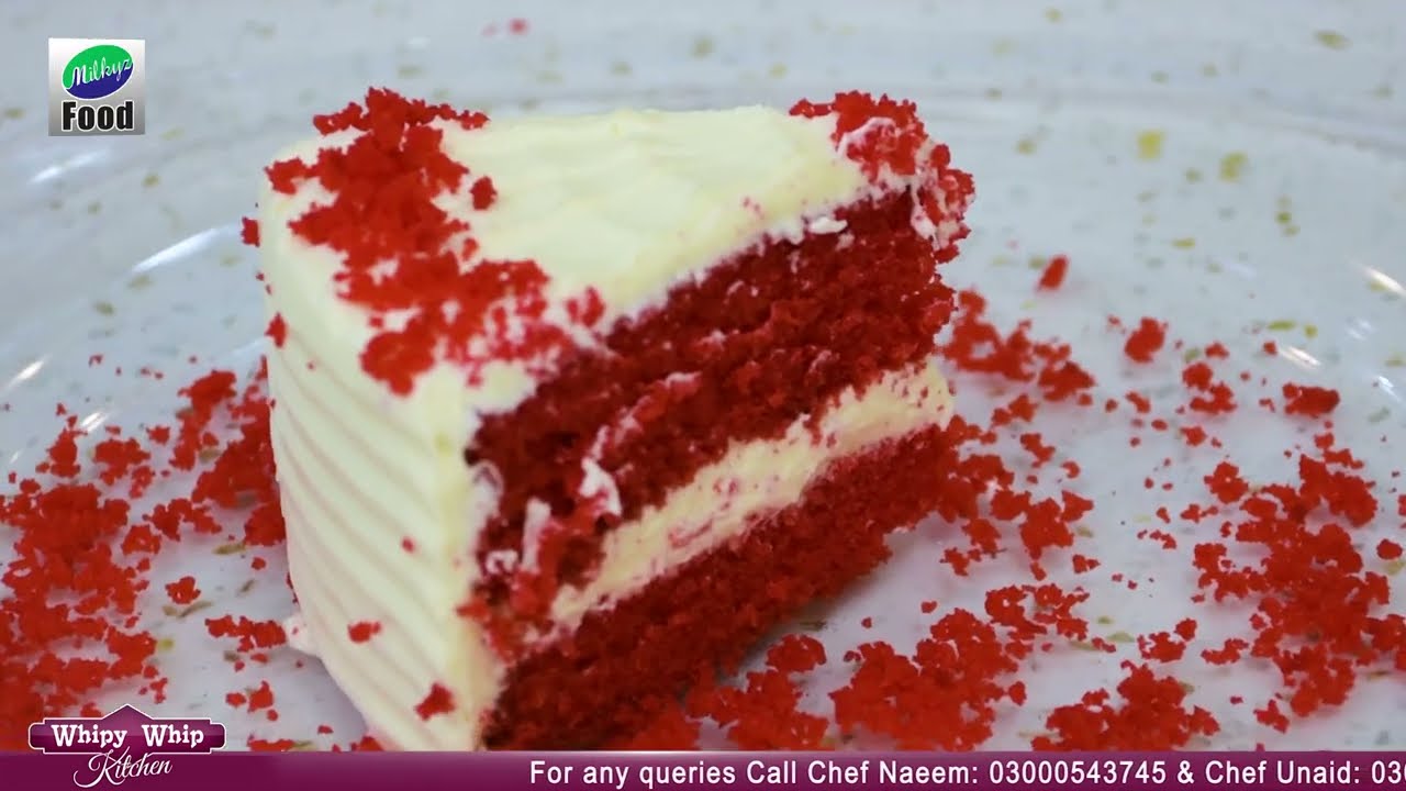 DELICIOUS RED VELVET CAKE RECIPE BY MILKYZ FOOD |YUMMY FROSTING [ENGLISH SUBTITLES]