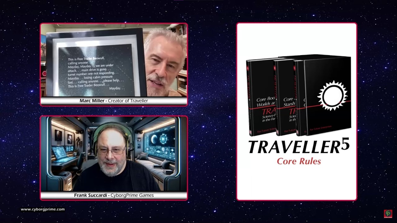 Marc Miller – Creator of Traveller | Traveller RPG Mayday Mayday 2025