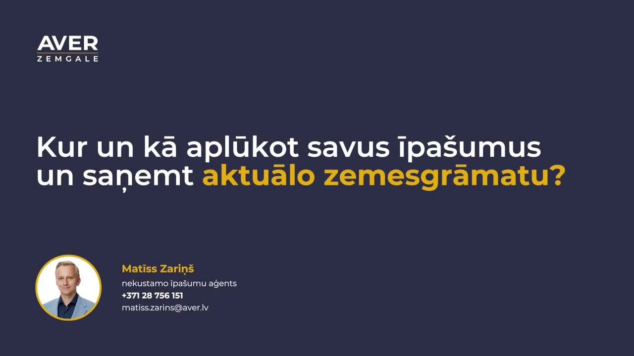 Kā iegūt aktuālo zemesgrāmatu?