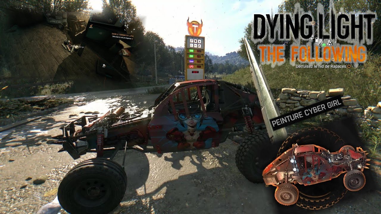 Dying Light The Following: localisation: Peinture Cyber girl pour Buggy