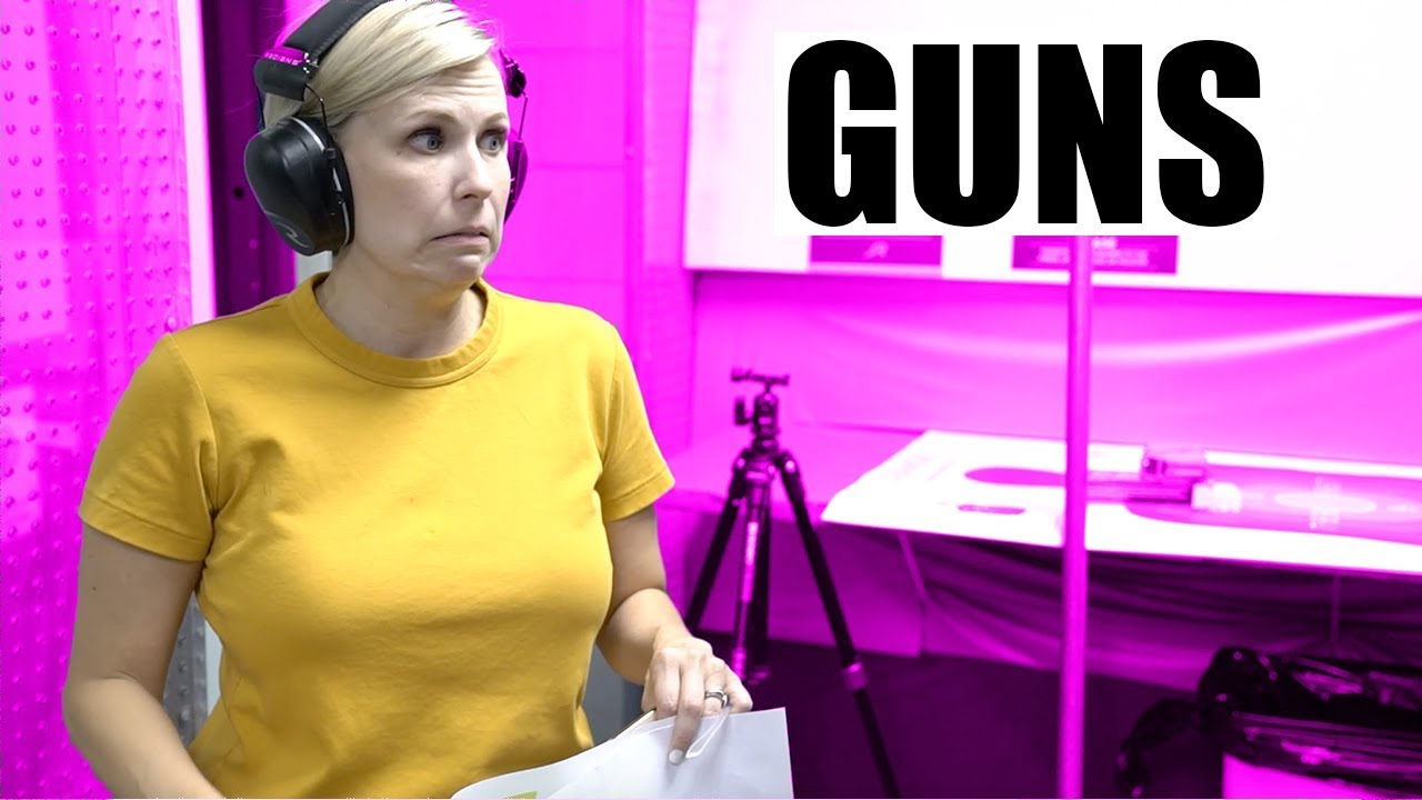 Watch me FIRST TIME SHOOTING A REAL GUN | Las Vegas Gal