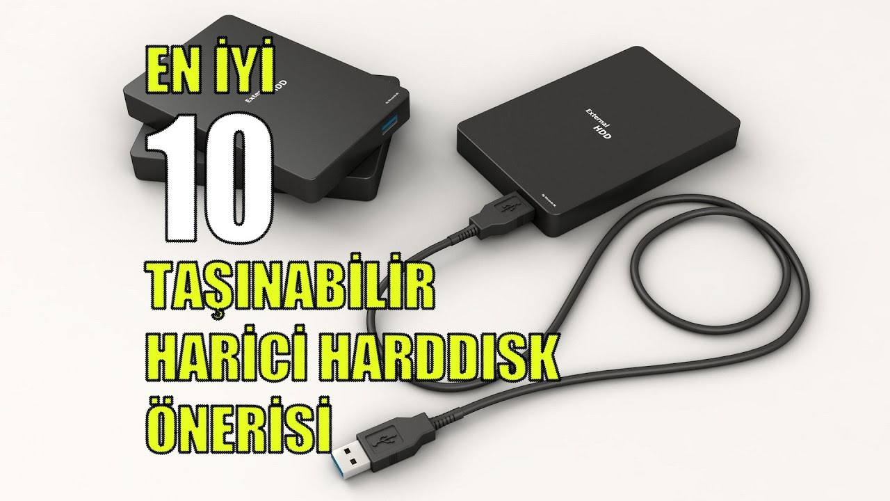 EN İYİ 10 TAŞINABİLİR HARİCİ HARDDISK &Ouml;NERİSİ #tavsiyeler