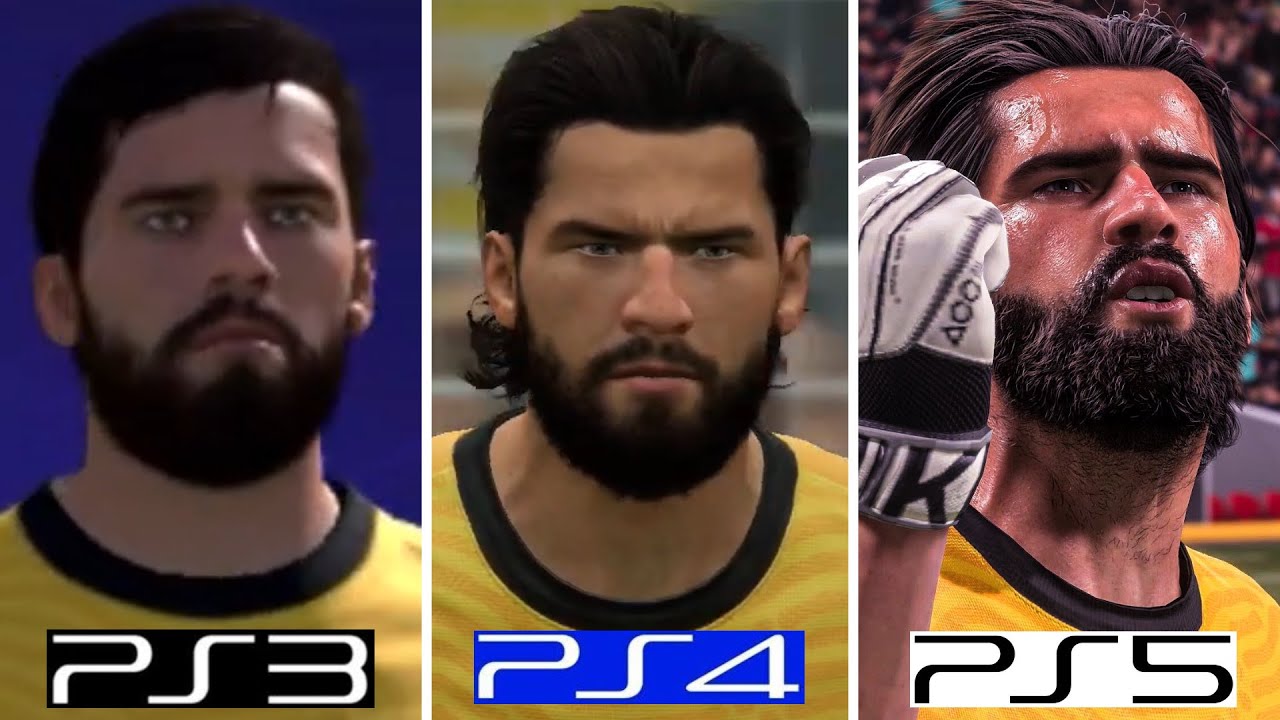 PS3 VS PS4 VS PS5 | Gameplay Comparison | ft. FIFA