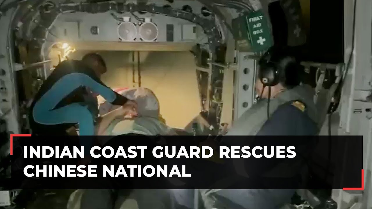 Indian Coast Guard rescues Chinese national from research vessel in Arabian sea